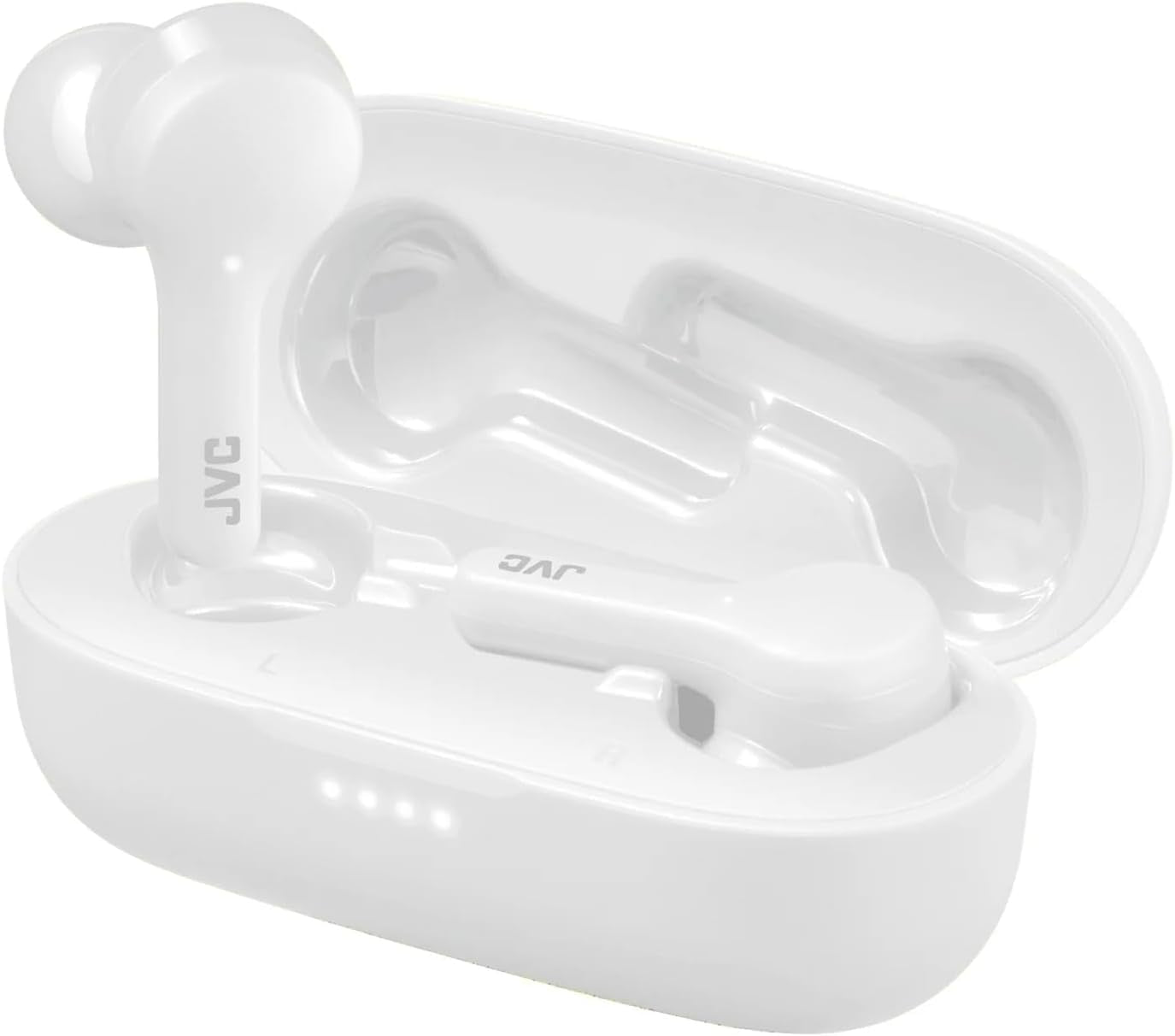 True Wireless Earbuds Headphones, Bluetooth 5.0, Water Resistance (IPX4), Long Battery Life (Up to 15 Hours) (White)